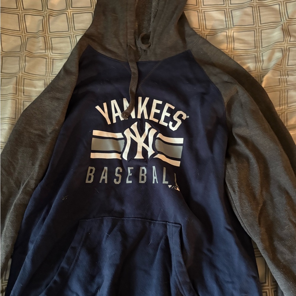 Genuine Merchandise Hoodie in Navy and Gray